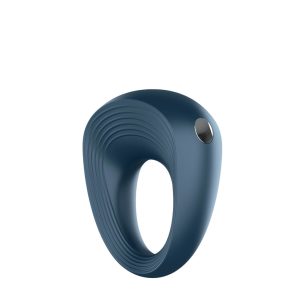 Satisfyer Power Ring - wodoodporny, ładowalny, wibrujący pierścień na penisa (szary)