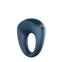   Satisfyer Power Ring - wodoodporny, ładowalny, wibrujący pierścień na penisa (szary)