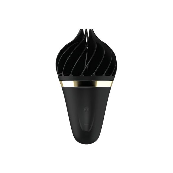Satisfyer Sweet Treat - akumulatorowy wibrator obrotowy do łechtaczki (czarny)