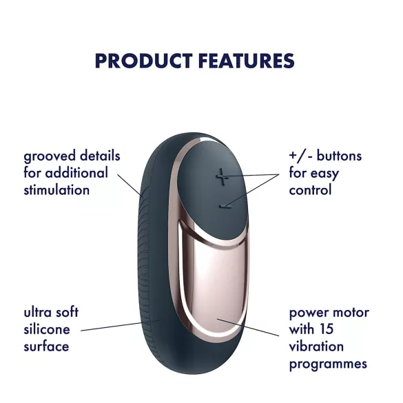 Satisfyer - wibrator łechtaczkowy ładowany USB - czarny