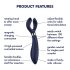 Satisfyer Endless Fun - wodoodporny wibrator dla par, akumulatorowy (niebieski)
