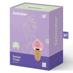   Satisfyer Sweet Treat - bezprzewodowy obrotowy wibrator łechtaczkowy (różowo-brązowy)