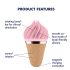 Satisfyer Sweet Treat - akumulatorowy, obrotowy masażer łechtaczki (różowo-brązowy)