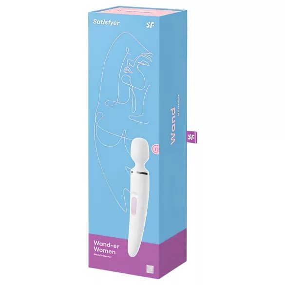 Satisfyer Wand-er Woman - wodoodporny masażer wibracyjny (biały)