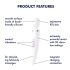 Satisfyer Wand-er Woman - wodoodporny biały masażer wibracyjny