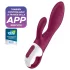 Satisfyer Heated Affair - wibrator do łechtaczki z podgrzewaniem - czerwony