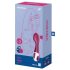 Satisfyer Hot Spot - akumulatorowy, podgrzewany wibrator punktu G (czerwony)
