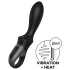 Satisfyer Heat Climax - sterowany aplikacją rozgrzewający wibrator analny (czarny)