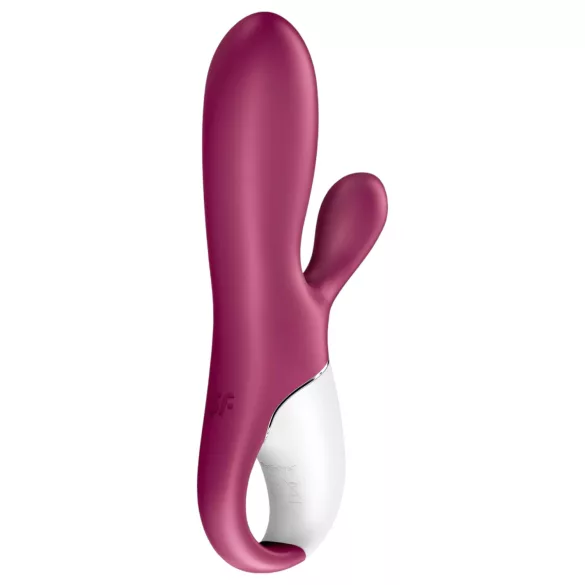 Satisfyer Hot Bunny - wibrator z uchwytem na łechtaczkę i funkcją podgrzewania