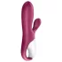 Satisfyer Hot Bunny - wibrator z uchwytem na łechtaczkę i funkcją podgrzewania