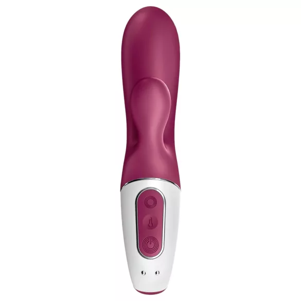 Satisfyer Hot Bunny - wibrator z uchwytem na łechtaczkę i funkcją podgrzewania
