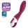 Satisfyer Heated Thrill - wibrator podgrzewany silikonowy czerwony