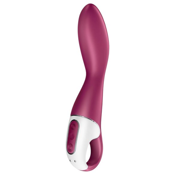 Satisfyer Heated Thrill - wibrator podgrzewany silikonowy czerwony