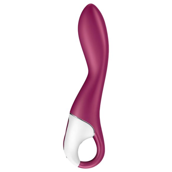 Satisfyer Heated Thrill - wibrator podgrzewany silikonowy czerwony