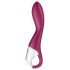 Satisfyer Heated Thrill - wibrator podgrzewany silikonowy czerwony