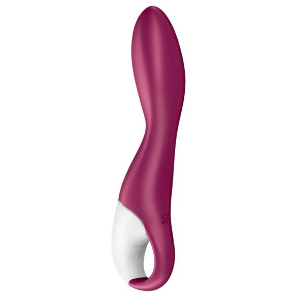 Satisfyer Heated Thrill - wibrator podgrzewany silikonowy czerwony
