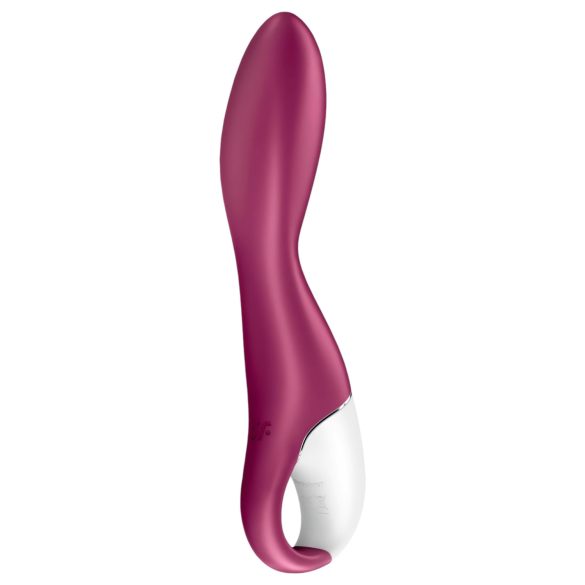 Satisfyer Heated Thrill - wibrator podgrzewany silikonowy czerwony