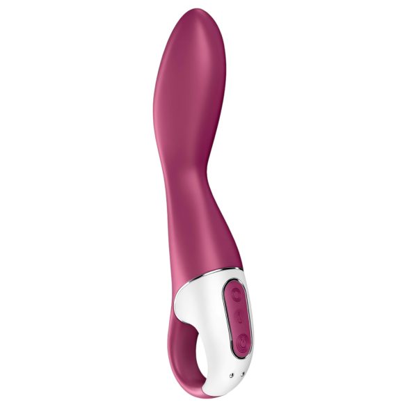 Satisfyer Heated Thrill - wibrator podgrzewany silikonowy czerwony