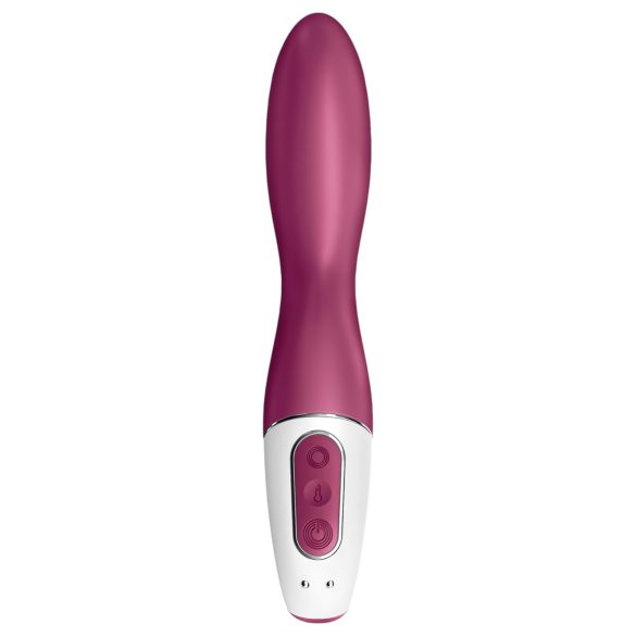 Satisfyer Heated Thrill - wibrator podgrzewany silikonowy czerwony