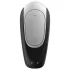 Satisfyer Double Fun - wibrujący stymulator dla par - wodoodporny - czarny
