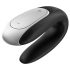 Satisfyer Double Fun - inteligentny, wodoodporny wibrator dla par (czarny)