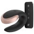 Satisfyer Double Love - inteligentny, radiowy stymulator dla par (czarny)