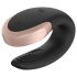 Satisfyer Double Love - inteligentny, radiowy stymulator dla par (czarny)