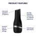 Satisfyer Men Classic - ręczny stymulator ssący (srebrny)
