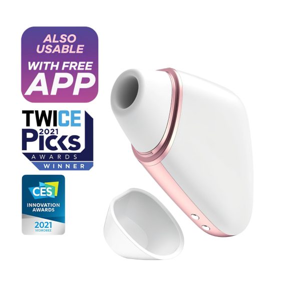 Satisfyer Love Triangle - inteligentny stymulator łechtaczki powietrzny (biały)