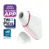 Satisfyer Love Triangle - stymulator łechtaczki z falami powietrza - biały