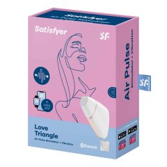  Satisfyer Love Triangle - inteligentny wibrator łechtaczkowy z możliwością ładowania (biały)
