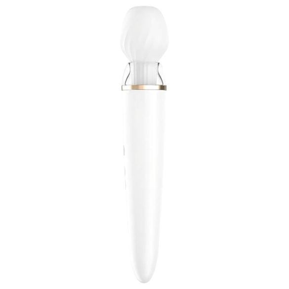 Satisfyer Double Wand-er - biały inteligentny masażer wibracyjny