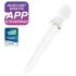 Satisfyer Double Wand-er - biały inteligentny masażer wibracyjny