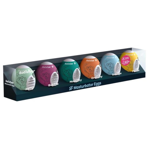 Satisfyer Egg Set - masturbator jajko zestaw 6 sztuk