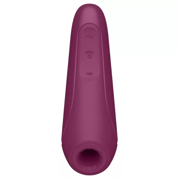 Satisfyer Curvy 1+ - stymulator łechtaczki falami powietrza - czerwony