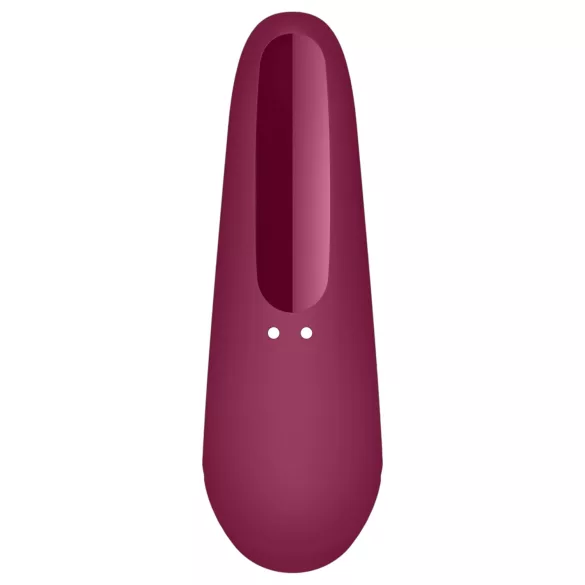 Satisfyer Curvy 1+ - stymulator łechtaczki falami powietrza - czerwony