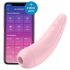 Satisfyer Curvy 2+ - inteligentny masażer łechtaczki z falą powietrza (różowy)
