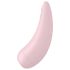 Satisfyer Curvy 2+ - inteligentny masażer łechtaczki z falą powietrza (różowy)