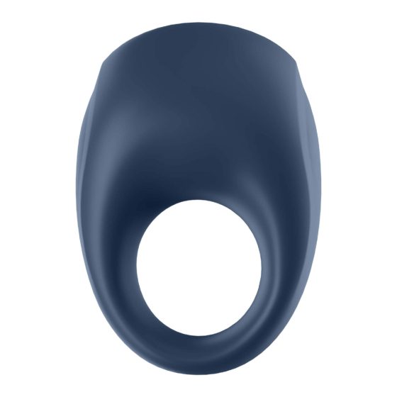 Satisfyer Strong One - inteligentny, ładowalny, wibrujący pierścień na penisa (niebieski)