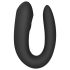 Satisfyer Double Joy - inteligentny wodoodporny wibrator dla par (czarny)
