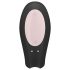 Satisfyer Double Joy - inteligentny wodoodporny wibrator dla par (czarny)