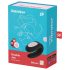 Satisfyer Double Joy - inteligentny wodoodporny wibrator dla par (czarny)