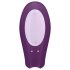 Satisfyer Double Joy - inteligentny, wodoodporny wibrator dla par (fioletowy)