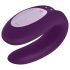 Satisfyer Double Joy - inteligentny, wodoodporny wibrator dla par (fioletowy)
