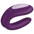Satisfyer Double Joy - inteligentny, wodoodporny wibrator dla par (fioletowy)
