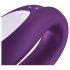 Satisfyer Double Joy - inteligentny, wodoodporny wibrator dla par (fioletowy)