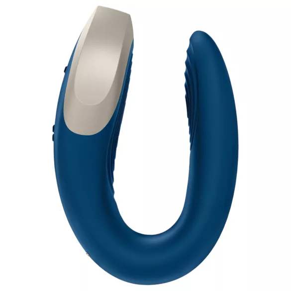 Satisfyer Double Love - wibrator dla par - sterowanie aplikacją - niebieski