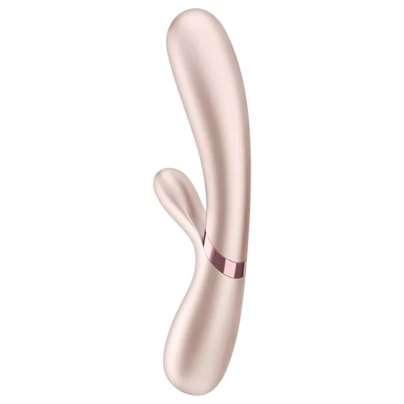 Satisfyer Hot Lover - wibrator z funkcją smart - srebrny