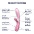 Satisfyer Hot Lover - inteligentny wibrator (różowy)