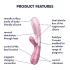 Satisfyer Hot Lover - wibrator z funkcją smart - różowy